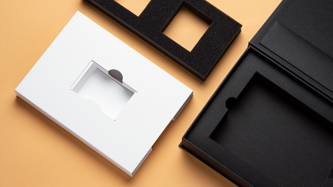 Produktverpackung mit Inlay