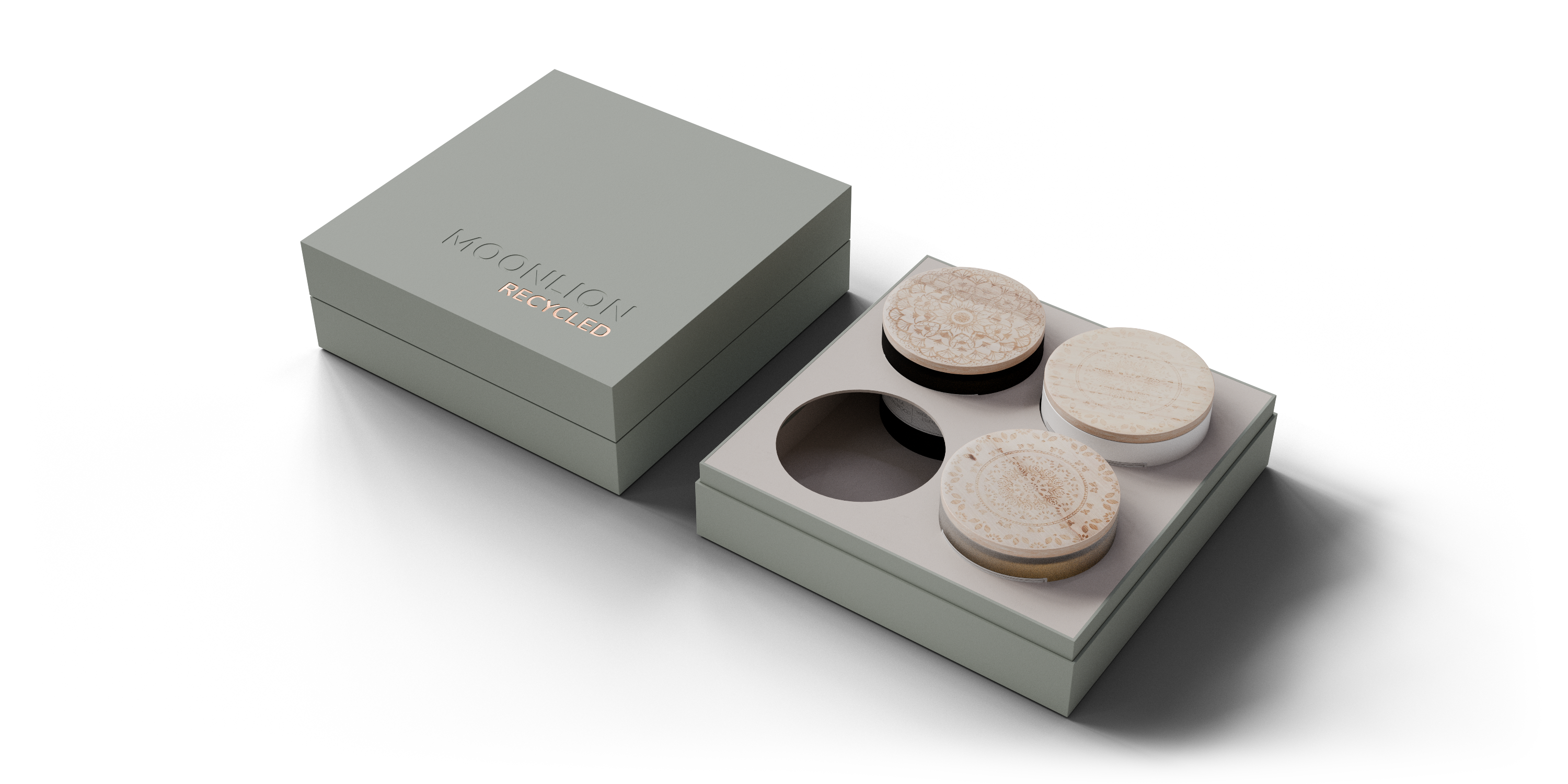 Kragenbox mit Inlay. Beispiel für hochwertige Produktverpackungen